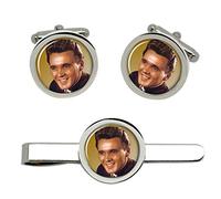 Billy Fury Cufflinks and Tie Clip Set