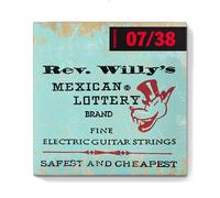 Billy Gibbons Custom Rev Willy's Guitar Strings 07-38 | 3 Pack