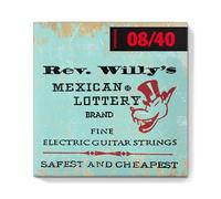 Billy Gibbons Custom Rev Willy's Guitar Strings 08-40 | 3 Pack