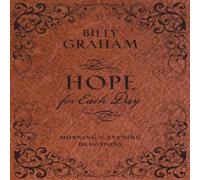 Billy Graham Hope for Each Day Morning & Evening Devotions Hardback Book Billy Graham Multicolor