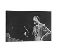 Billy Graham Poster 2 Canvas Wall Art Prints Photo Picture Painting Room Decor Home Decorative 20x30inch(50x75cm)