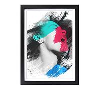Billy Holiday V2 Framed Print | A2 Black Framed Wall Art | Ready to Hang | Modern Holiday Picture | Living Room Bedroom Lounge Office