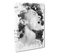 Billy Holiday V3 Canvas Print | Gallery Wrapped 30mm Frame Wall Art | 30x20 inches | Ready to Hang | Modern Picture | Living Room Bedroom Lounge Office
