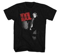 Billy Idol Billy T Shirt Mens Rock N Roll Music Band Tee Retro Black L