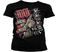 Billy Idol - Dancing with Myself Tour Ladies T-Shirt S-3XL M Black