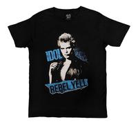 Billy Idol Men's Rebel Yell T-Shirt in Black | Size: Large Billy Idol Black L