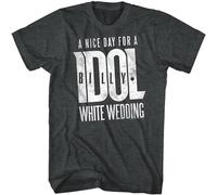 Billy Idol Nice Day for a Wedding Men's T Shirt Punk Rock Album Tour Merch Black M