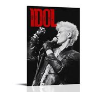 Billy IdolWaterproof Art Wall Stickers High-definition Decorative Paintings Suitable for Bedrooms/shops Moisture-proof And Fade Resistant Exquisite Packaging Perfect for Gift GivingFrame-style16x24inc