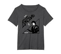 Billy Joel - Glass Houses Russia T-Shirt, Women's Plus, Dark Heather Grey, 6X