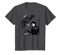 Billy Joel - Glass Houses Russia T-Shirt, Youth, Dark Heather Grey, X-Small