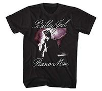 Billy Joel - Mens Piano Man T-Shirt, XX-Large, Black