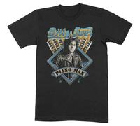 Billy Joel T Shirt Piano Man Logo new Official Mens Black