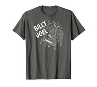 Billy Joel - The Keys T-Shirt, Men, Asphalt Grey, Large