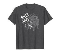 Billy Joel - The Keys T-Shirt, Men, Dark Heather Grey, Medium