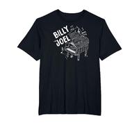 Billy Joel - The Keys T-Shirt, Men's Big and Tall, Black, 2X Tall