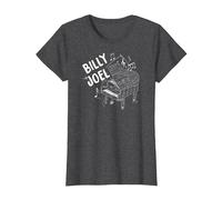Billy Joel - The Keys T-Shirt, Women, Dark Heather Grey, 3X-Large