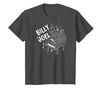 Billy Joel - The Keys T-Shirt, Youth, Dark Heather Grey, 2T