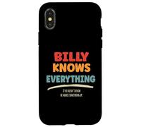 Billy Knows Everything Case for iPhone X/XS
