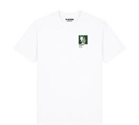 Billy McNeill Celtic Icon Frame Men's T-Shirt - White / 4XL