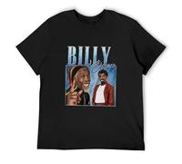 Billy Ocean Appreciation Homage Throwback Stag Hen Do Men T-Shirt Graphic Mens Cotton Casual Black Tee Shirt S