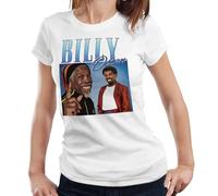 Billy Ocean Appreciation Ladies T-Shirt - Funny Throwback Homage Tee - L White