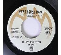 Billy Preston 45 RPM We're Gonna Make It / Space Race