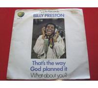 Billy Preston - Billy Preston That's The Way God Planned It 7" Apple APPLE12 VG/VG 1969 picture sleeve