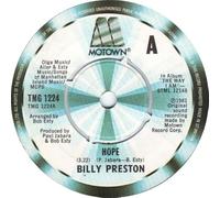 Billy Preston - hope 45 rpm single