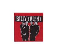 Billy Talent Red Rockband Patch Badge Embroidered Iron on Applique Souvenir Accessory