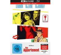 BILLY WILDER - DAS APPARTEMENT - LIMITED MEDIABOOK 2 ULTRA HD BLU-RAY NEW
