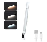 BillyBath 40CM LCD Display Cabinet Light USB Rechargeable Dimmable Motion Sensor 3 Modes 3 Color Temperature Kitchen Bathroom Cabinet Light