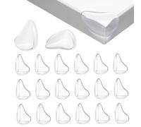 BillyBath Pack of 20 corner and edge protection set, protective corners for babies, corner protection, transparent table, suitable for sharp edge protection on all types of furniture corners.