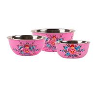 Billycan 3Pc Picnic Bowl Set - Raspberry Pansy