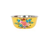 Billycan Hand-Painted Picnic Snack Bowl - 14.5Cm - Buttercup Pansy