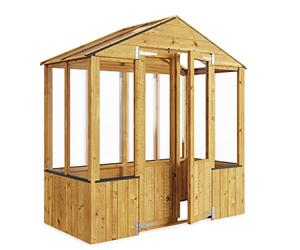 BillyOh 3x6 Wooden Frame Greenhouse | Polycarbonate Glazing | Cold Frame Durable Shed | Wooden Green House, Mini Greenhouse Lincoln