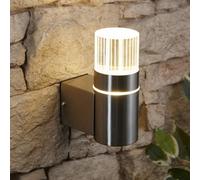 BillyOh Biard Led Stainless Steel Contemporary Wall Light - Up Wall Light