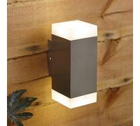 BillyOh Biard Stainless Steel Led Up/down Wall Light - Biard Solly Led Square