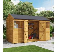 Billyoh Expert Tongue And Groove Reverse Apex Workshop - 12X6 - Windowed