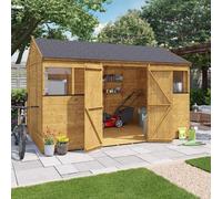 Billyoh Expert Tongue And Groove Reverse Apex Workshop - 12X8 - Windowed