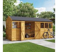 Billyoh Expert Tongue And Groove Reverse Apex Workshop - 16X6 - Windowed