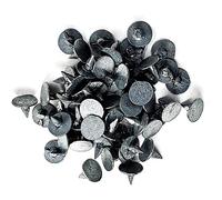 BillyOh Galvanised Roof Shed Felt Clout Head Nails Roofing Felt Nails (100, 10mm)