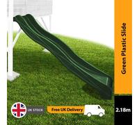 BillyOh Mad Dash 2.18M Plastic Slide - Forest Green - 2.18M Plastic Slide - Forest Green