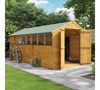 BillyOh Master Tongue and Groove Apex Shed - 16x8 T&G Apex Windowed