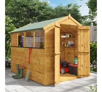 Billyoh Master Tongue And Groove Apex Wooden Shed - 8X6 - Windowed