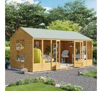Billyoh Petra Tongue And Groove Reverse Apex Summerhouse - 16X10