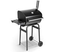 BillyOh Portable Charcoal BBQ with Lid, Smoker, Side Table & Temperature Gauge for Grilling Meat, Fish & Vegetables