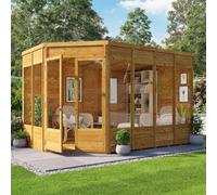 11x7 Renna T&G Corner Summer House - With Roof and Floor - BillyOh