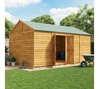 BillyOh Switch Overlap Apex Shed - 16x10 Windowless