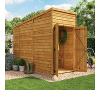 BillyOh Switch Overlap Pent Shed - 4x10 Windowless