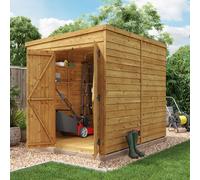 BillyOh Switch Overlap Pent Shed - 8x6 Windowless
